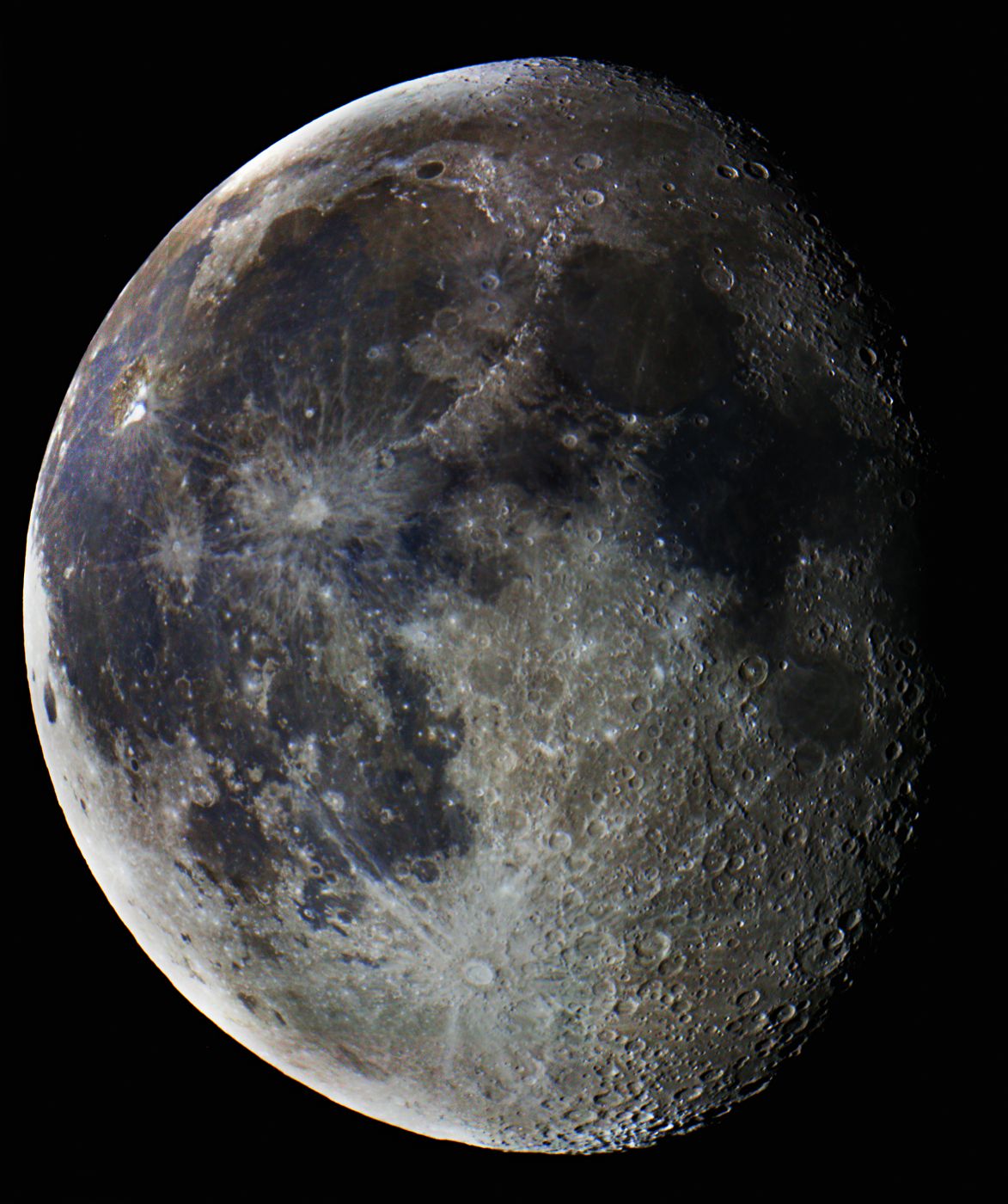 Mesiac. Autor: M.Urbanik, Krajská hvezdáreň v Žiline