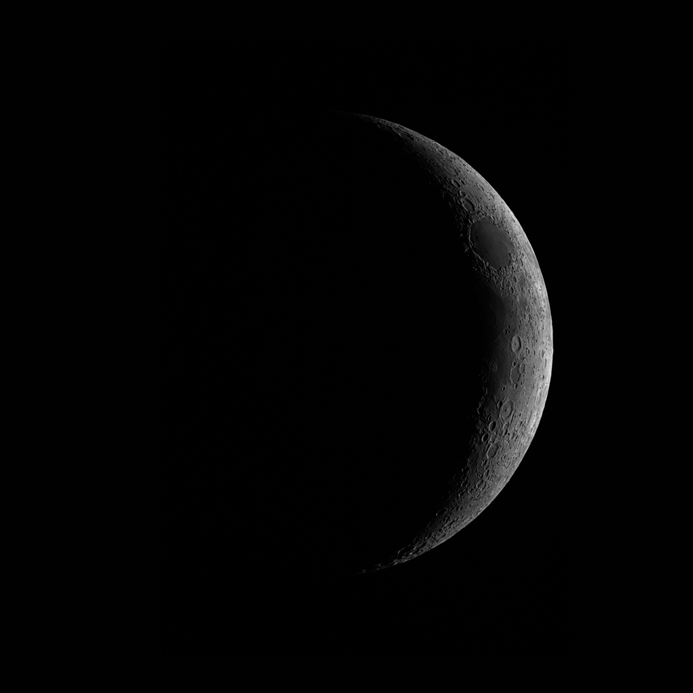 Mesiac z 1.4.2025. Autor: M. Urbaník, Krajská hvezdáreň v Žiline Mesiac z 1.4.2025. Autor: M. Urbaník, Krajská hvezdáreň v Žiline