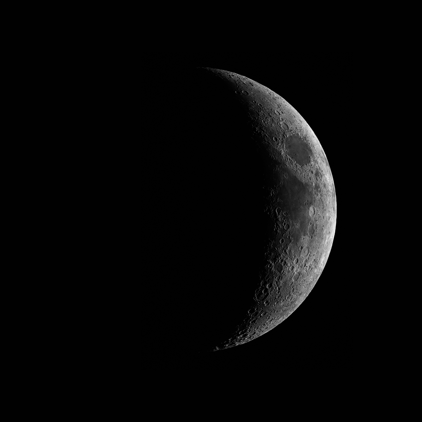 Mesiac z 2.4.2025. Autor: M. Urbaník, Krajská hvezdáreň v Žiline Mesiac z 2.4.2025. Autor: M. Urbaník, Krajská hvezdáreň v Žiline