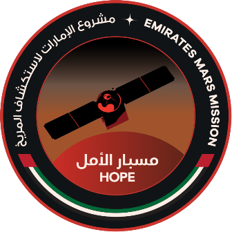 Insignia misie Al-Amal. Zdroj: www.emiratesmarsmission.ae